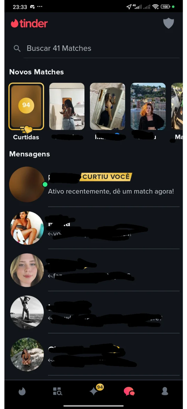 Depoimento de usuário mostrando aumento de matches no Tinder após usar os prompts (1)